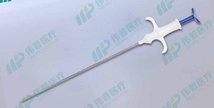 Disposable abdominal wall suturing device