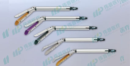 Disposable laparoscopic linear cutting stapler and componentsg